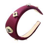 Elegant Rose Pearls Headband For Women Vintage Styles Hair Accessory Stylish Hairpieces For Weddings And Parties Women's Fashion Headpiece