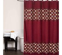 Elegant Rose Shower Curtain Fabric Shower Curtain for Bathroom Classic Unique Design Luxury Bathroom Curtain Bathtub Home Décor 72"x70", Burgundy