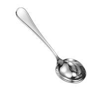 Elegant Round Head Soup Spoons 304 Stainless Steel Round Head Tablespoons Suitable for Kitchen and Restaurant Use Dessert