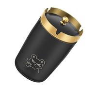Elegant Round Stainless Steel Ashtray With Cover For Home Offices Decorations Perfectly For Outdoor Patios Party Windproof Ashtray