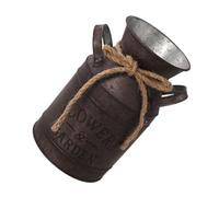 Elegant Rustics Styles Metal Vase Small Decorative Milk Can For Country Homes Charm Flower Holder Metal Milk Holder