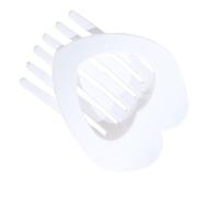 Elegant Sand Texture Hair Addons Heart Plan Polystyrene Clamps Continuous Blending With All Outfits Gentle Modern Dull Finish Clip