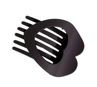 Elegant Sand Texture Hair Addons Heart Plan Polystyrene Clamps Continuous Blending With All Outfits Gentle Modern Dull Finish Clip