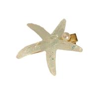 Elegant Sea Star/Shell Shaped Hair Clip Accessory Coastal Outfit Jewelry Fashion Hair Accessories For Girls Hair Accessory For Women