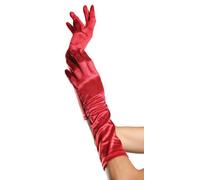 Elegant Semi-Long Satin Gloves IN Various Colours