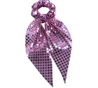 Elegant Sequined Hairband Popular Sparkling Hairstyling Hair Scrunchie For Comfortable Wear Night Event Hair Elastic