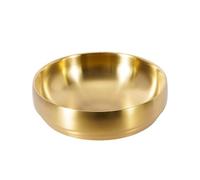 Elegant Serving Bowl Heatproof Construction for Hot Meals Family Gatherings Practical Stainless Steel Tableware Large Capacity Soup Bowl