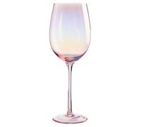 Elegant Set Of 4 Wine Glasses, Practical Wine Glasses For Parties, Durable Drink Glasses For House Bar Premier Housewares Pink One Size
