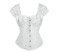 Elegant Shaping Bustier Bodysuit With Buttons And Puff Sleeves Perfect For Evenings And Everyday Wear Versatile And Suitable For All Seasons It Pairs With Jeans Skirts And Shirts Going Out