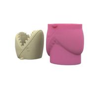 Elegant Sharking Garden Pots Mold Silicone Sturdy Crafting Supplies Portable for Patio and Balcony Decoration Silicone Flower Pots Mold