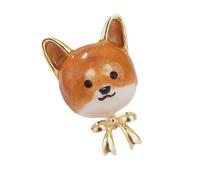 Elegant Shiba Inu Brooch Jewelry Whimsical Shiba Inu Brooch Pin Adornment Great For Adding Fun To Your Wardrobe Sturdy Alloy Badge