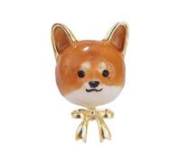 Elegant Shiba Inu Brooch Jewelry Whimsical Shiba Inu Pin Adornment Great For Adding Fun To Your Wardrobe Stylish Dog