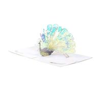 Elegant Shimmering Greeting Card Featuring a Unique 3D Design Perfect for Celebrations and Special Messages (Beige, 20x15cm)