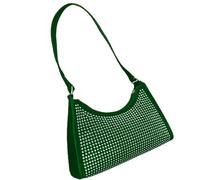 Elegant Shoulder Bag With Sparkling Diamonds Fashionable Women Purse Diamond-studded Underarm For Casual Formal Wear Handbag Elegant Shoulder With Sparkling Diamonds Fashionable Purse Diamond-studded