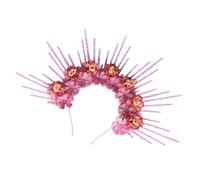 Elegant Silk Floral Headband Beautiful Flower Hairband Accessory Lovely Flower Embellished Hair Decoration