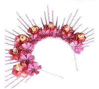 Elegant Silk Floral Headband Beautiful Flower Hairband Accessory Lovely Flower Embellished Hair Decoration