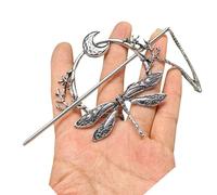 Elegant Silver Dragonflys Hair Accessory with Detail Secure Styling for Weddings & Everyday Use Dragonflies Hairpin