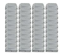 Elegant Silver Fence Post Covers for 4x4 Inch Posts Moisture and Weather Protection Choose from 20 or 40 Count (40pcs)