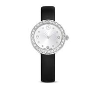 Elegant Silver Ladies Watch - female - Swarovski - Watches - Black - ONE SIZE - Accessories ONE SIZE