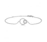 Elegant Silver Mother of Pearl Bracelet - Sterling Silver / Rhodium Plated