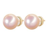 Elegant Silver Needle Button Pearl Stud Earrings For Women, Radiant Austrian Pearls, Available In Multiple Sizes For Every Occasion