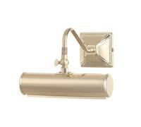 Loops Single Bulb Picture Light Highly Polished Brass Finish LED E14 40W Bulb d02061 in Metallics Loops Metallics