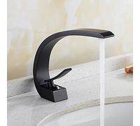 Elegant Single Hole Bathroom Faucet - Chrome & Brushed Finish, Hot & Cold Water, Deck Mount - Antique Bronze & Black Options Available for Modern Vanity Upgrade