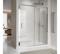 Elegant Sliding Shower Door With 6mm Safety Tempered Glass 1000X1850mm
