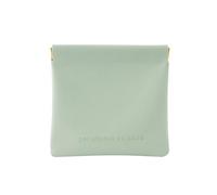 Elegant Small Make Up Storage Bag Compact PU Leather Cosmetic Case Beauty Product Holder for Daily Essential PU Leather Bag, Green, lipstick bag, Mass beauty