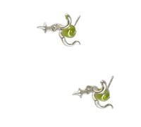 Elegant Snake Fruit Four Star Studs Earrings Lightweight Alloy Jewelry Irritating Proof Trendy Women Accessories Minimalist Snake Earrings Gift
