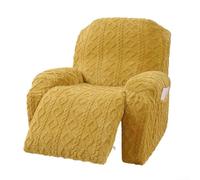 Elegant Sofa Cover for Electric Recliners Soft Touch Fabric for Enhanced Furniture Aesthetics (golden)