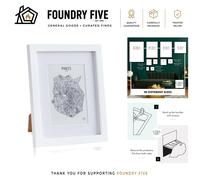 Elegant Solid Wood 10"x8" Photo Frame with Glass - Perfect for 5"x7" Photos