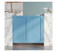 Elegant Solid Wood Cafe Swinging Doors - Indoor Louvered Saloon Door withMetal Hinges for Kitchen & Bedroom (W90xH70cm 35.43x27.55in)