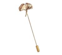 Elegant Sophisticated Gingko Leaf Pin Vibranting Color Accesory Portable For Children And Trendy Adults Stylish Outfits Business Meeting Accessory