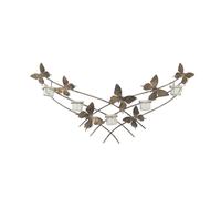 Elegant & Sophisticated Gold Butterfly Wall-Mounted Candle Holder - Luxurious Metal Art Deco Sconce with Intricate Wings Design for Home, Living Room, or Bedroom Wall Décor & Gift (79CM)