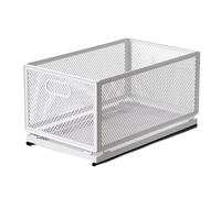 Elegant Space Saving Design Sliding Drawer Cabinet Organizer Adhesive Coated Heavy Duty Carbon Steel Storage Basket