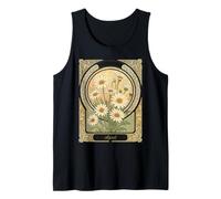 Elegant Spring Daisy Birth Month Flower Tank Top
