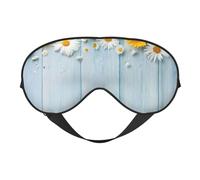 Elegant Spring Daisy Flowers Printing Versatile Rest Helper, Soft Sleep Eye Mask Double-Sided for Yoga,Camping,Soft Sleep Eye Mask