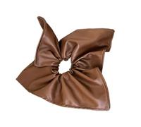 Elegant Square Hair Scrunchie PU Leather Hairband Fashion Hair Styling Hair Tie For Women And Teens Girl All Matching
