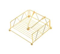Elegant Square Napkin Paper Holder Iron Kitchen Storage Solution Home Office Countertop Decorative Nordic Square Napkin Holder