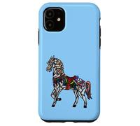Elegant Stained Glass Merry Go Round Horse Case for iPhone 11