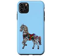 Elegant Stained Glass Merry Go Round Horse Case for iPhone 11 Pro Max
