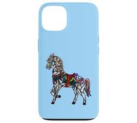 Elegant Stained Glass Merry Go Round Horse Case for iPhone 13