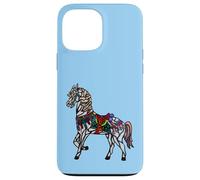 Elegant Stained Glass Merry Go Round Horse Case for iPhone 13 Pro Max