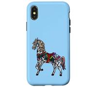 Elegant Stained Glass Merry Go Round Horse Case for iPhone X/XS