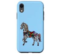 Elegant Stained Glass Merry Go Round Horse Case for iPhone XR