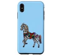 Elegant Stained Glass Merry Go Round Horse Case for iPhone XS Max