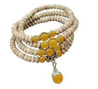 Elegant Star Bodhi Bead Beads Bracelet for Meditation and Spiritual Practice Smooth Surfaces Buddhist