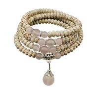 Elegant Star Bodhi Beads Bracelet for Meditation and Spiritual Practice, Smooth Surface, Buddhist, As the pic show, Bodhi, No Gemstone