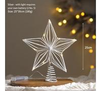 Elegant Star Decoration for Christmas Trees Long Lasting Shine and Appeal (25 white sunflowers)